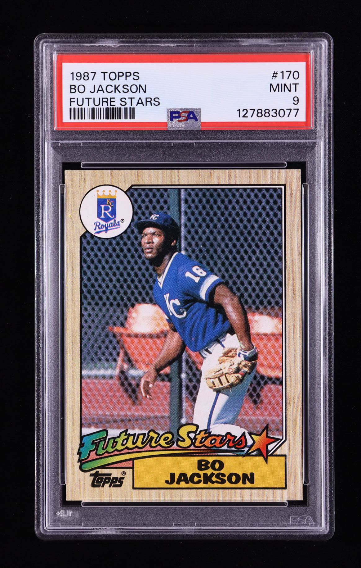 Bo Jackson 1987 Topps #170 RC (PSA 9) at PristineAuction.com Bo Jackson 1987 Topps #170 RC (PSA 9) at PristineAuction.com