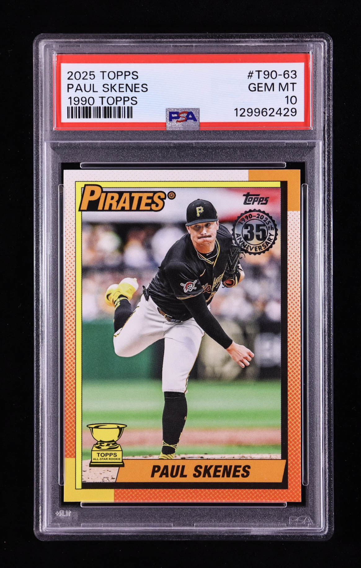 Paul Skenes 2025 Topps '90 Topps #T9063 (PSA 10) at PristineAuction.com Paul Skenes 2025 Topps '90 Topps #T9063 (PSA 10) at PristineAuction.com