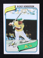 Rickey Henderson 1980 Topps #482 RC at PristineAuction.com
