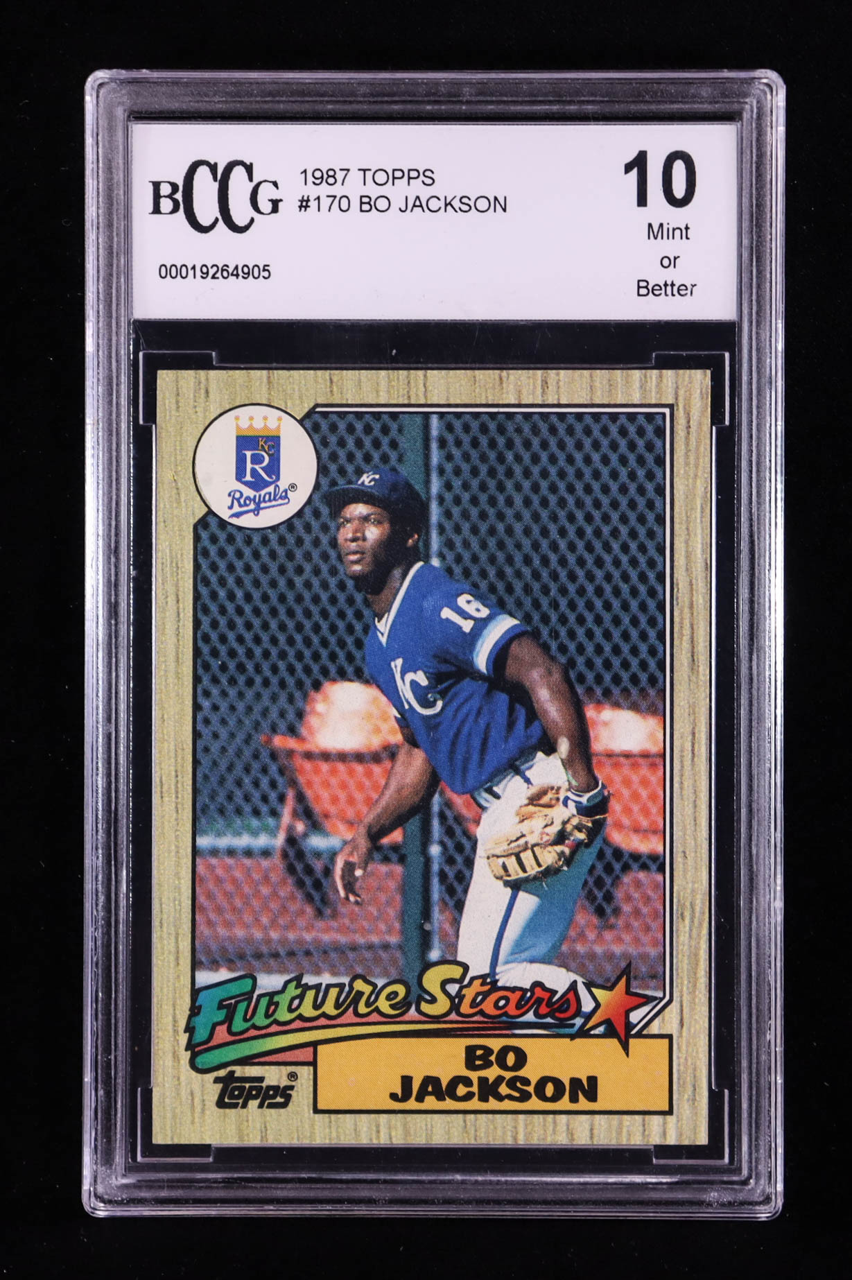Bo Jackson 1987 Topps #170 RC (BCCG 10) at PristineAuction.com Bo Jackson 1987 Topps #170 RC (BCCG 10) at PristineAuction.com