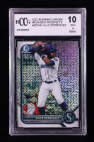 Julio Rodriguez 2022 Bowman Chrome Mega Box Prospects #BCP45 RC (BCCG 10) at PristineAuction.com