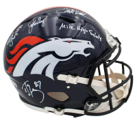 Broncos Full-Size Authentic On-Field Speed Helmet Signed By (4) with John Elway, Rod Smith, Ed McCaffrey & Terrell Davis (Beckett) at PristineAuction.com