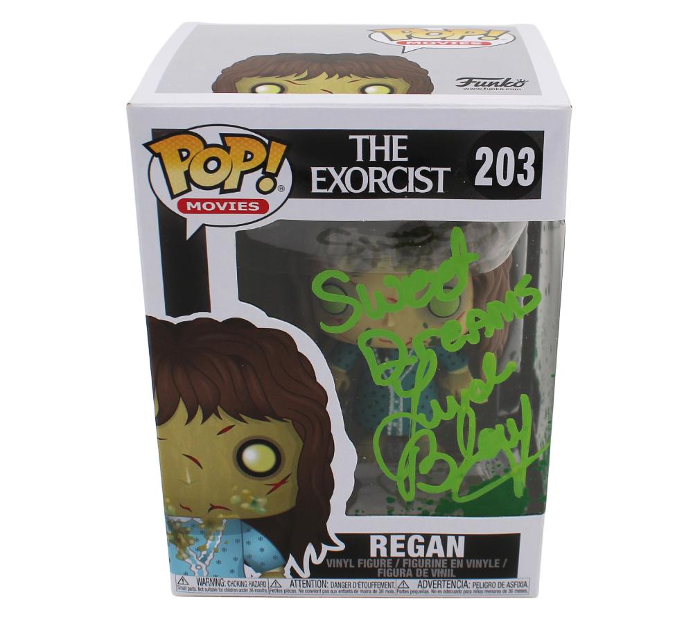 Linda Blair Signed "The Exorcist" #203 Regan Funko Pop! Vinyl Figure Inscribed "Sweet Dreams!" (Radtke) at PristineAuction.com Linda Blair Signed "The Exorcist" #203 Regan Funko Pop! Vinyl Figure Inscribed "Sweet Dreams!" (Radtke) at PristineAuction.com