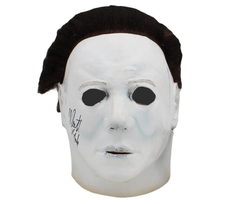 Nick Castle Signed "Halloween" Michael Myers Mask Inscribed "The Shape" (Radtke) at PristineAuction.com Nick Castle Signed "Halloween" Michael Myers Mask Inscribed "The Shape" (Radtke) at PristineAuction.com