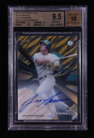 Jose Canseco 2015 Topps High Tek Autographs Gold Rainbow #HTJC #04/50 (BGS 9.5 | Auto 10) at PristineAuction.com