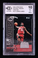 LeBron James 2004 National Trading Card Day #UD7 (BCCG 10) at PristineAuction.com