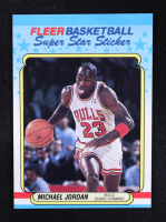 Michael Jordan 1988-89 Fleer Stickers #7 at PristineAuction.com