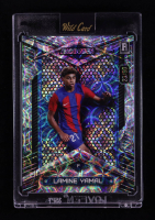 Lamine Yamal 2024 Wild Card Alumination Blue Kaleidoscope #ABCLY13 #23/50 RC at PristineAuction.com