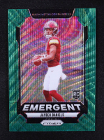 Jayden Daniels 2024 Panini Prizm Emergent Prizms Green Wave #2 RC at PristineAuction.com
