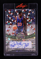 Patrick Ewing 2025 Leaf Metal Autographs Holiday Candy Cane Prismatic Snowflakes #BAPE1 #14/15 at PristineAuction.com
