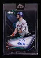 Pete Alonso 2021 Topps Chrome Black Autographs Green Refractors #CBAPA #24/99 at PristineAuction.com