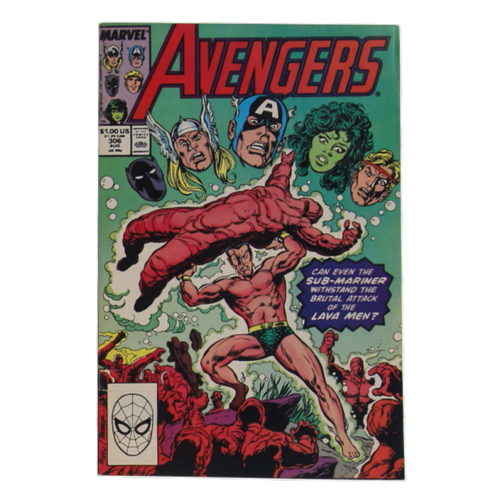 1989 "Avengers" Issue #306 Marvel Comic Book at PristineAuction.com