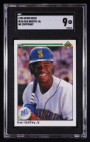 Ken Griffey Jr. 1990 Upper Deck No Copyright #156 (SGC 9) at PristineAuction.com