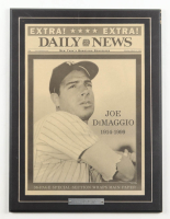Joe DiMaggio "Final Tribute" Yankees Custom Plaque Photo Display at PristineAuction.com