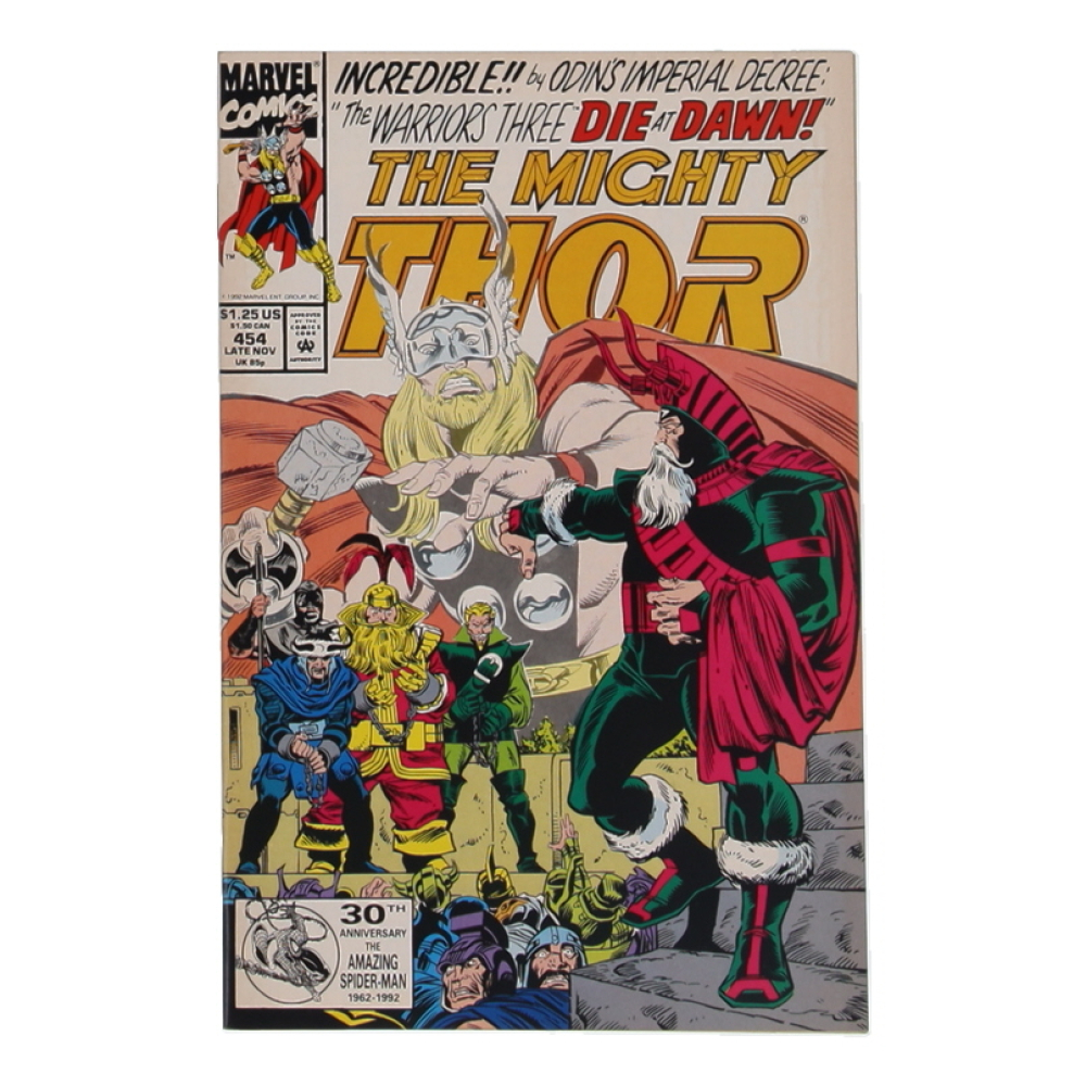 1992 "The Mighty Thor" Issue #454 Marvel Comic Book at PristineAuction.com