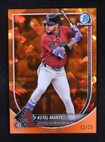 Ketel Marte 2025 Bowman Chrome Sapphire Orange Refractors #51 #12/25 at PristineAuction.com