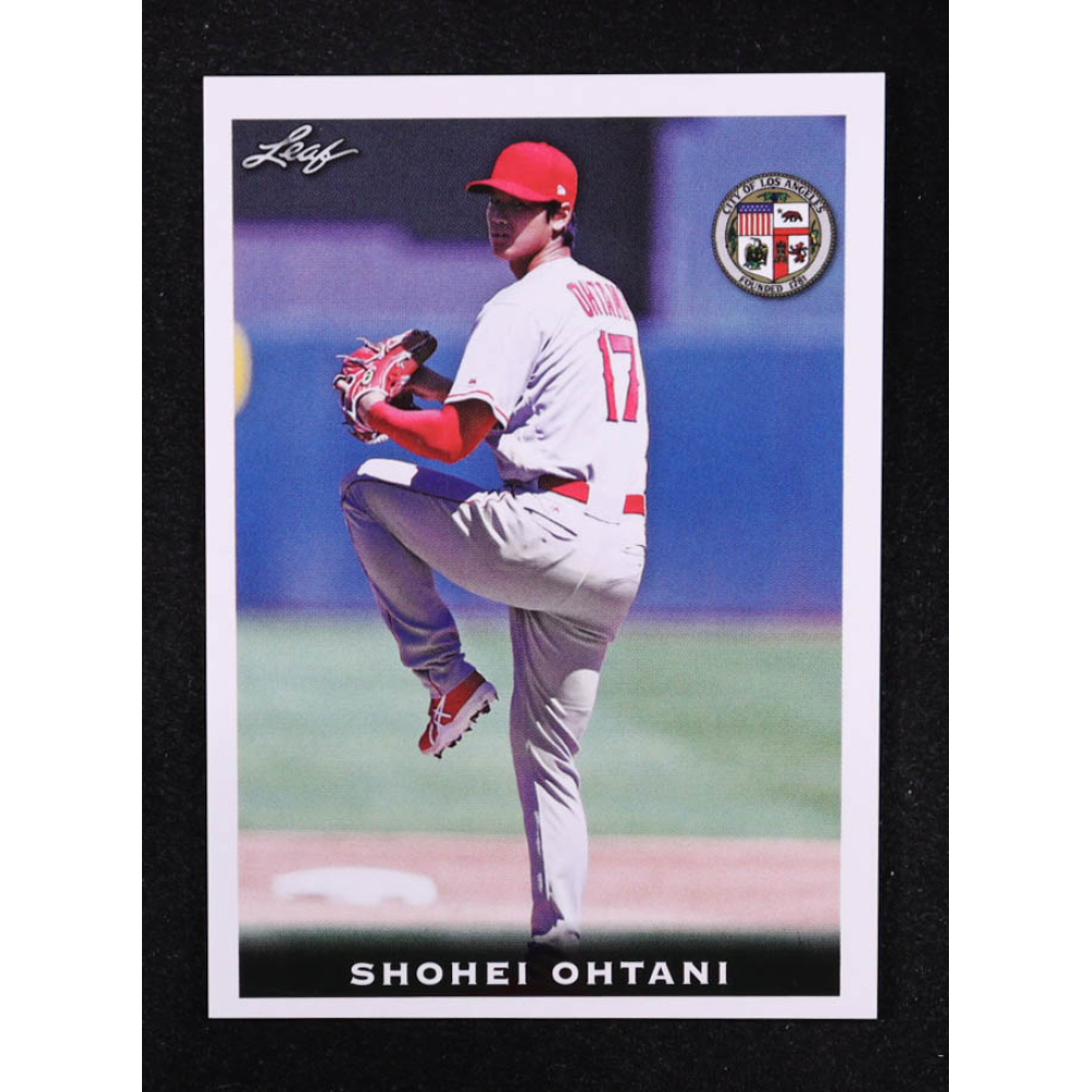 Shohei Ohtani 2018 Leaf National Convention Shohei Ohtani #Rookie04 RC at PristineAuction.com