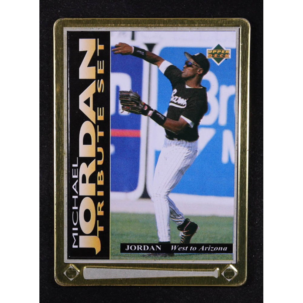 Michael Jordan 1995 Upper Deck Michael Jordan Tribute Set Metal #JT2 at PristineAuction.com