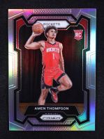 Amen Thompson 2023-24 Panini Prizm Prizms Silver #150 RC at PristineAuction.com