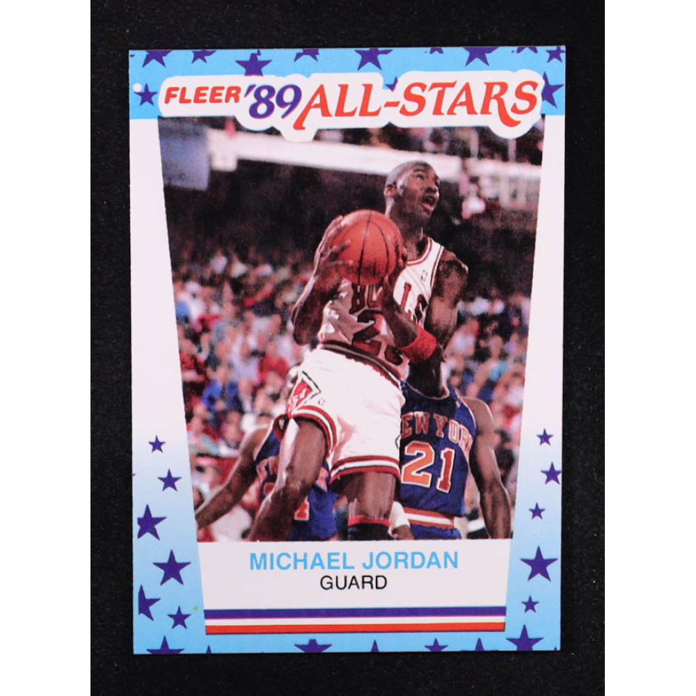 Michael Jordan 1989-90 Fleer Stickers #3 at PristineAuction.com