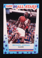 Michael Jordan 1989-90 Fleer Stickers #3 at PristineAuction.com