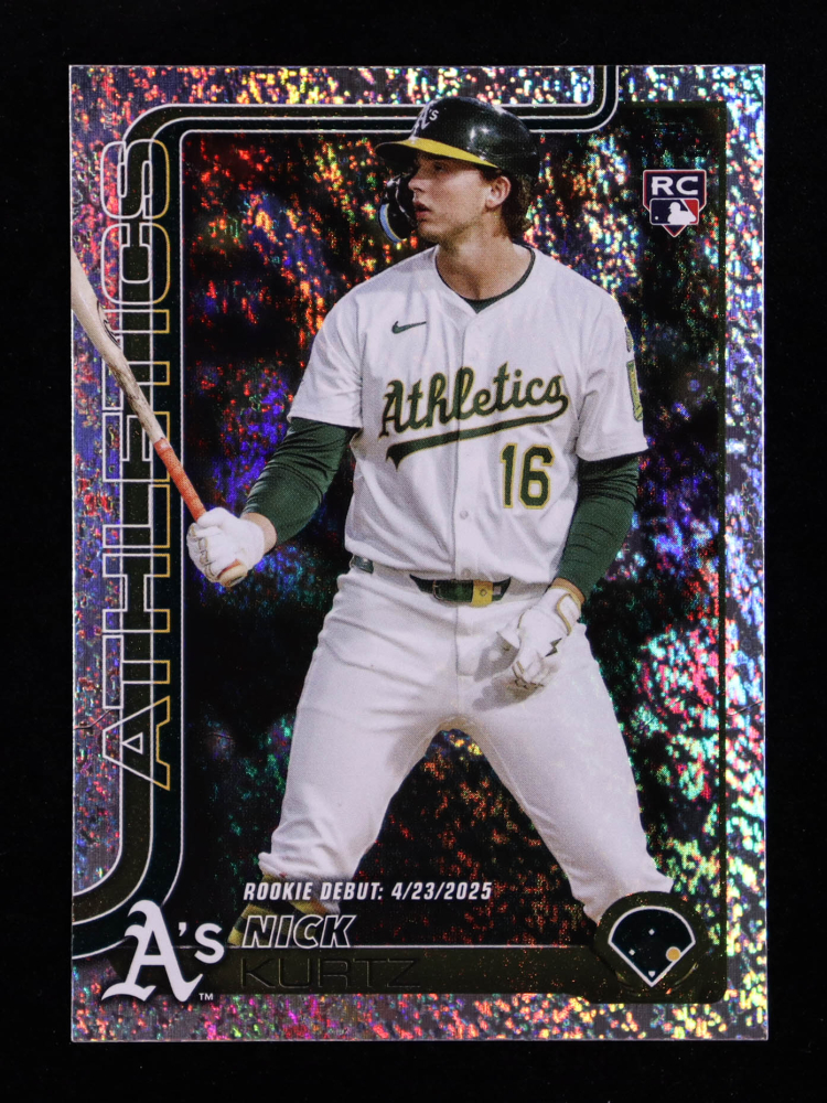 Nick Kurtz 2025 Topps Update Silver Crackle Foil #US197 RC
