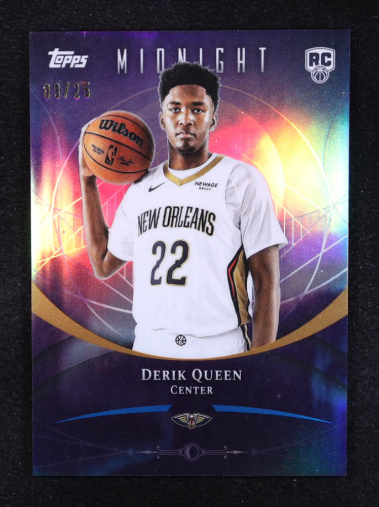 Derik Queen 2025-26 Topps Midnight Moonrise #73 #09/25 RC