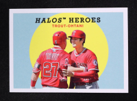 Shohei Ohtani / Mike Trout 2018 Topps Archives #303 at PristineAuction.com