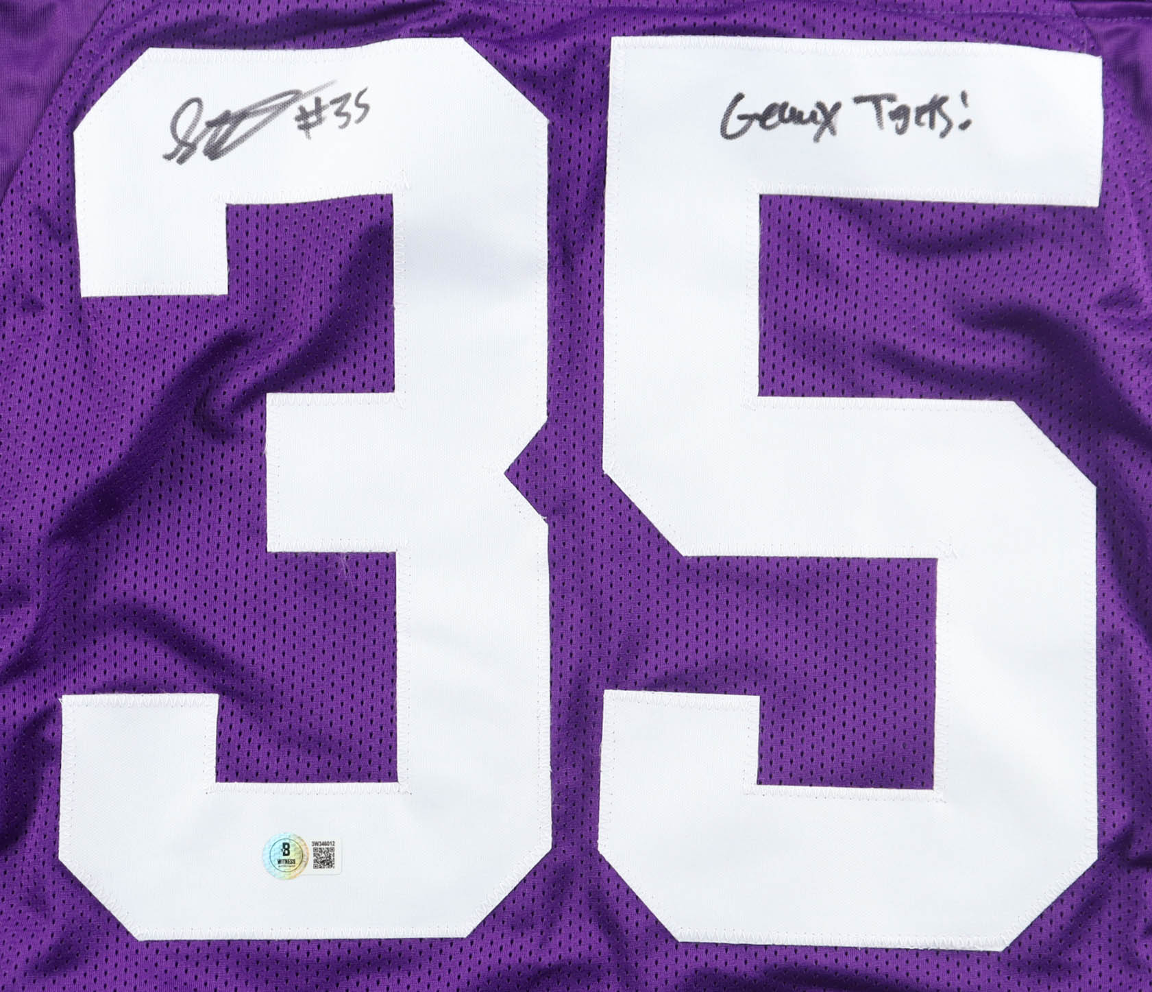 Sai'vion Jones Signed Jersey Inscribed "Geaux Tigers!" (Beckett) at PristineAuction.com Sai'vion Jones Signed Jersey Inscribed "Geaux Tigers!" (Beckett) at PristineAuction.com