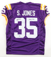 Sai'vion Jones Signed Jersey Inscribed "Geaux Tigers!" (Beckett) at PristineAuction.com
