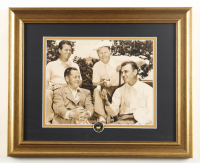 "Ben Hogan & Bobby Jones at The Masters" Custom Framed Photo Display with Masters Pin at PristineAuction.com