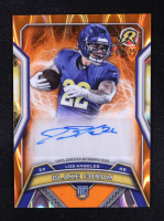 Blake Corum 2024 Topps Resurgence Resurgence Rookie Signatures Orange Power Surge #RRSBC RC #1/25 at PristineAuction.com