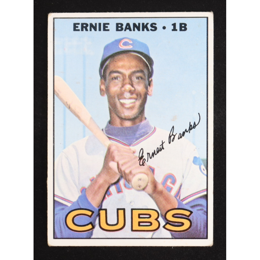Ernie Banks 1967 Topps #215 at PristineAuction.com