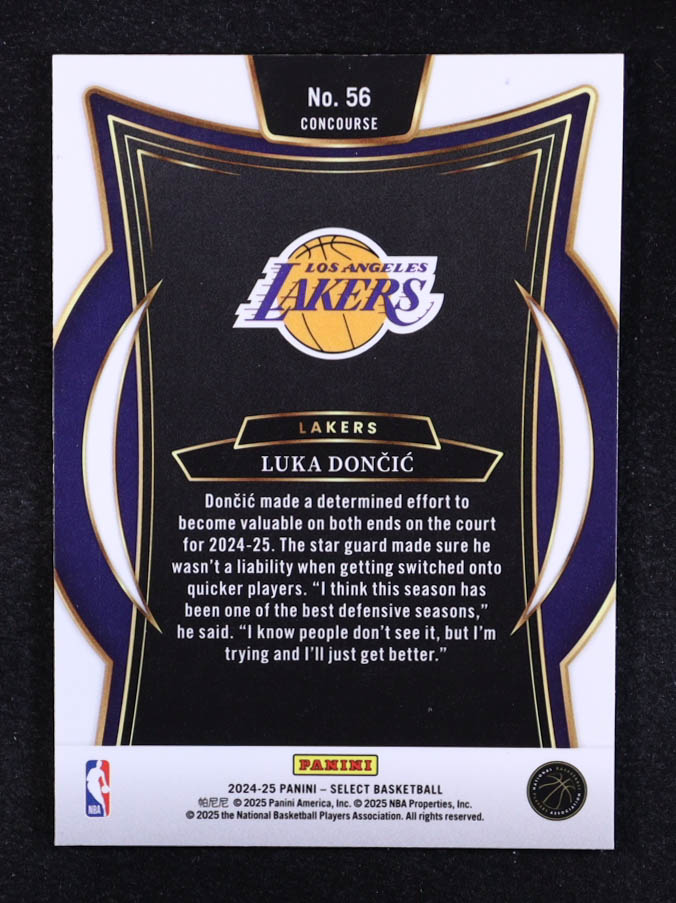 Luka Doncic 2024-25 Select Blue #56 at PristineAuction.com Luka Doncic 2024-25 Select Blue #56 at PristineAuction.com