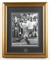 "Arnold Palmer at The Masters" Custom Framed Photo Display with Masters Pin at PristineAuction.com