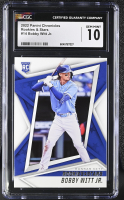 Bobby Witt Jr. 2022 Panini Chronicles Rookies & Stars #14 RC (CGC 10) at PristineAuction.com