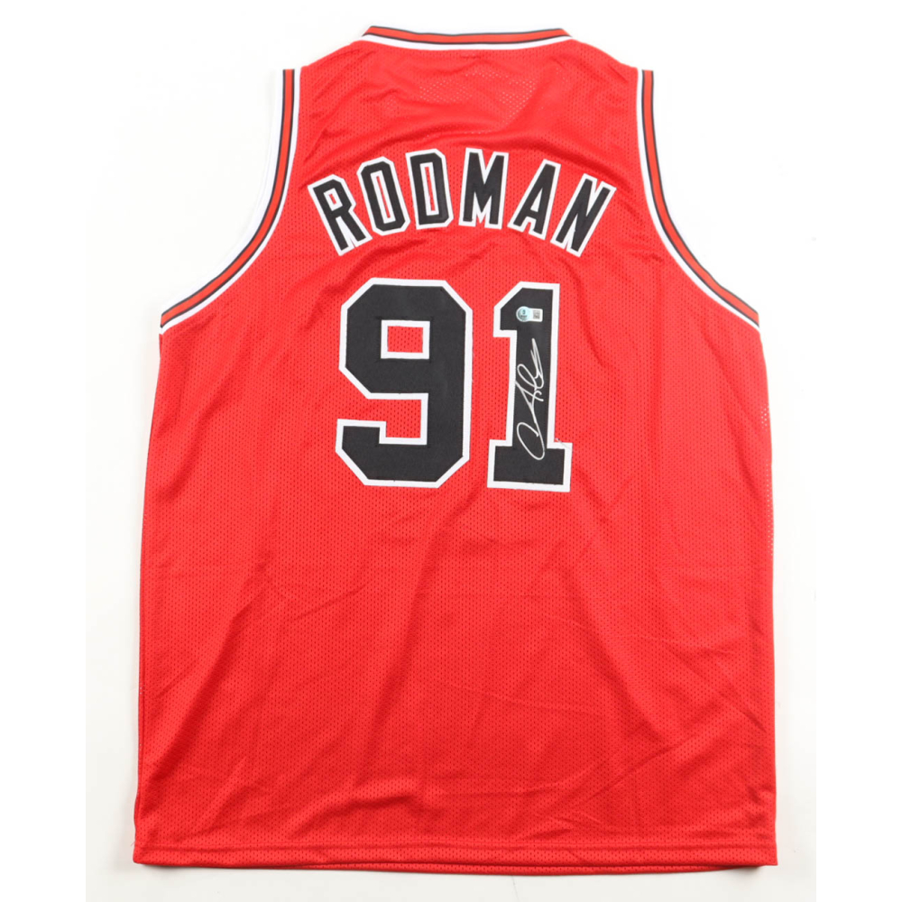 Dennis Rodman Signed Jersey (Beckett) at PristineAuction.com