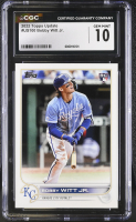 Bobby Witt Jr. 2022 Topps Update #US100 RC (CGC 10) at PristineAuction.com