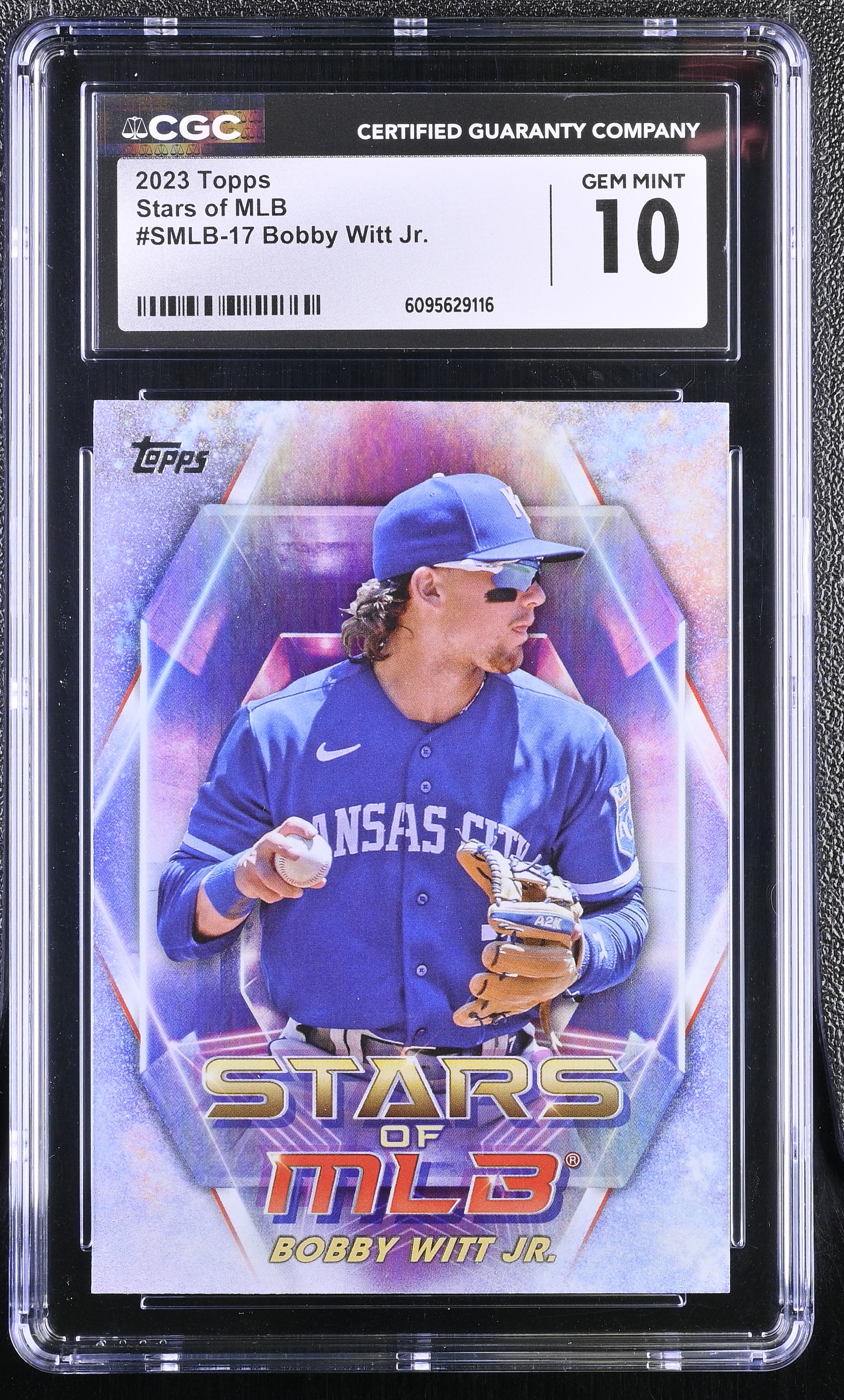 Bobby Witt Jr. 2023 Topps Stars Of MLB #SMLB17 (CGC 10) at PristineAuction.com Bobby Witt Jr. 2023 Topps Stars Of MLB #SMLB17 (CGC 10) at PristineAuction.com