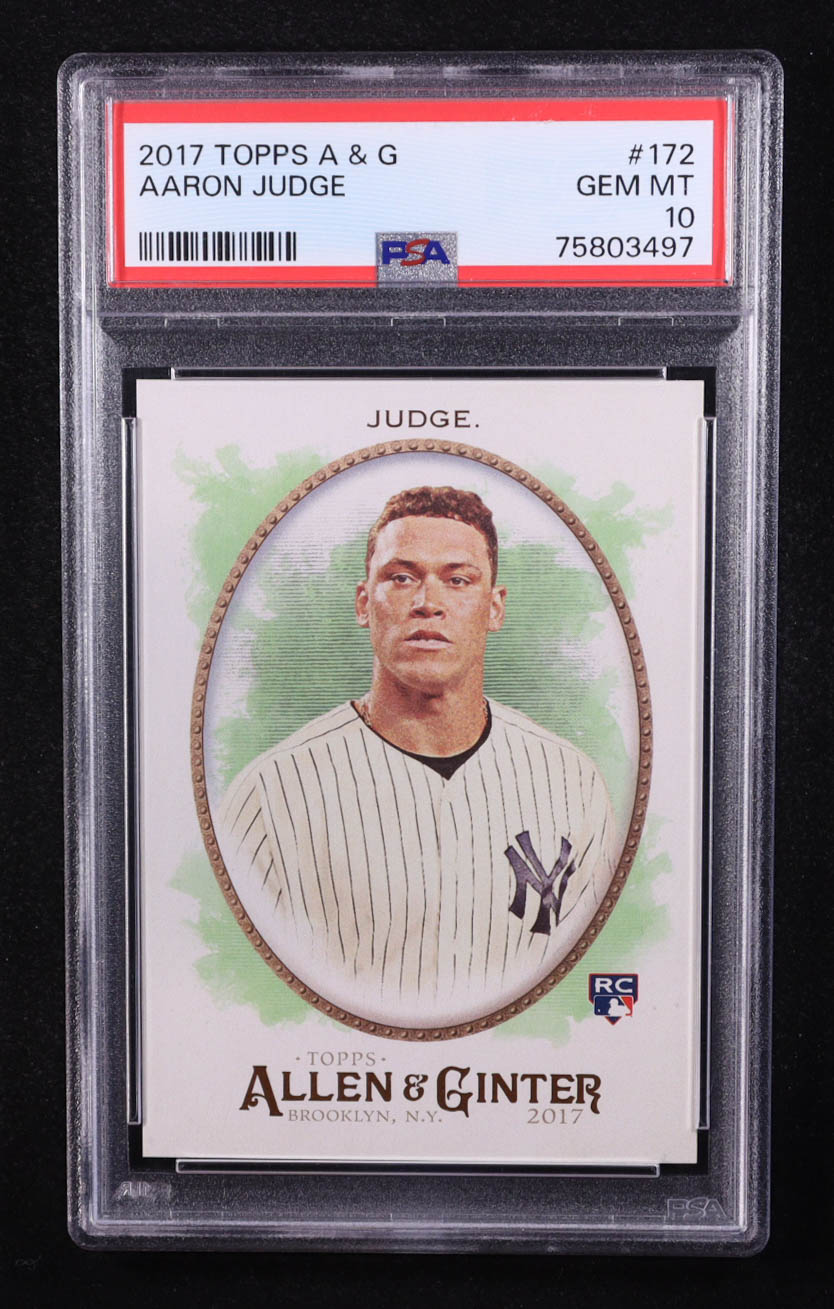 Aaron Judge 2017 Topps Allen & Ginter #172 RC (PSA 10) at PristineAuction.com Aaron Judge 2017 Topps Allen & Ginter #172 RC (PSA 10) at PristineAuction.com