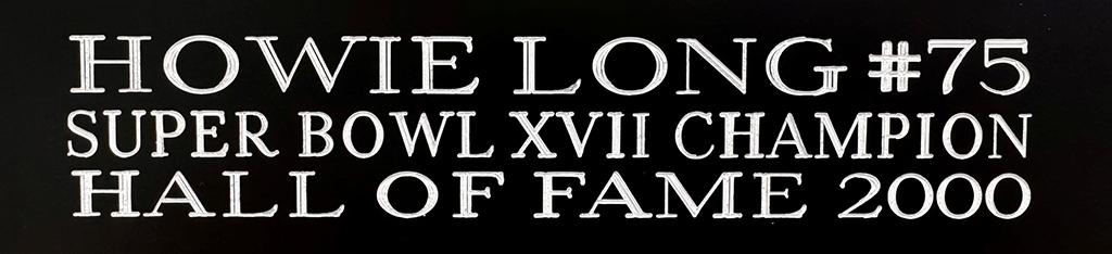 Howie Long Signed Custom Framed Jersey Display (Beckett) at PristineAuction.com Howie Long Signed Custom Framed Jersey Display (Beckett) at PristineAuction.com