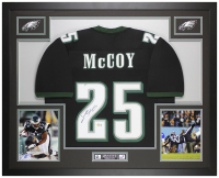 LeSean McCoy Signed Custom Framed Jersey Display (Beckett) at PristineAuction.com