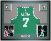 Jaylen Brown Signed Celtics Custom Framed Nike Authentic Jersey Display (Beckett) at PristineAuction.com