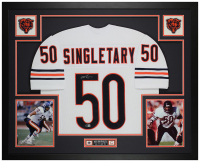 Mike Singletary Signed Custom Framed Jersey Display (Beckett) at PristineAuction.com