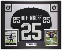 Fred Biletnikoff Signed Custom Framed Jersey Display Inscribed "SB XI MVP" (Beckett) at PristineAuction.com