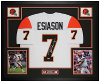 Boomer Esiason Signed Custom Framed Jersey Display (Beckett) at PristineAuction.com