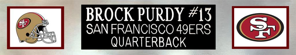 Brock Purdy Signed 49ers Custom Framed Nike Authentic Jersey Display (Fanatics) at PristineAuction.com Brock Purdy Signed 49ers Custom Framed Nike Authentic Jersey Display (Fanatics) at PristineAuction.com