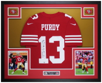 Brock Purdy Signed 49ers Custom Framed Nike Authentic Jersey Display (Fanatics) at PristineAuction.com
