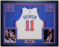 Jalen Brunson Signed Knicks Custom Framed Nike Authentic Jersey Display (Beckett) at PristineAuction.com