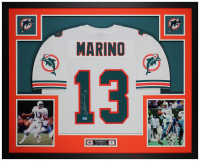 Dan Marino Signed Dolphins Custom Framed Mitchell & Ness Authentic Jersey Display (Beckett) at PristineAuction.com